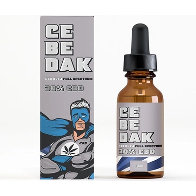 CEBEDAK Pyramidálne full spectrum CBD 30% 3000mg 10 ml