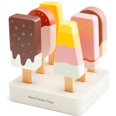New Classic Toys Комплект дървени сладоледи - 6 бр