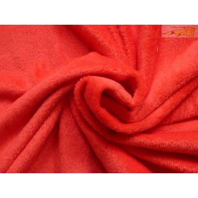 flanel fleece červený