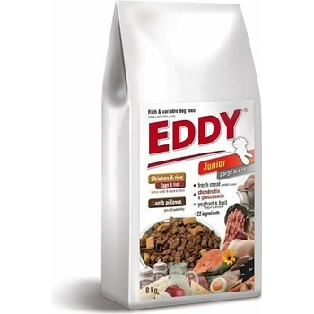 Extrudia a.s. EDDY Junior Large Breed vankúšiky s jahňacím 8 kg