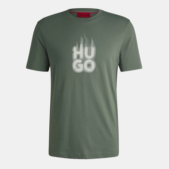 Hugo Тениска Hugo Men's Dalayer Regular Fit T-Shirt - Open Green 343