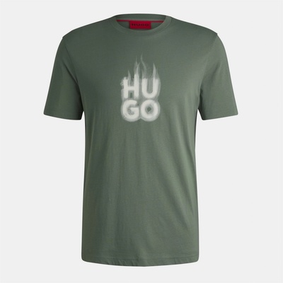 Hugo Тениска Hugo Men's Dalayer Regular Fit T-Shirt - Open Green 343