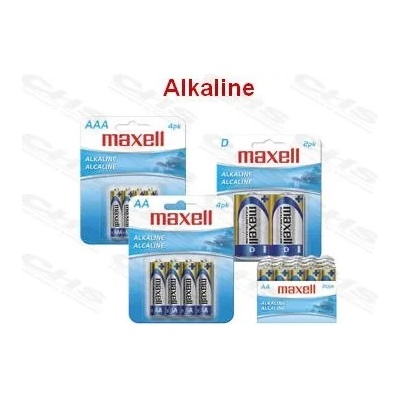 Maxell Алкална батерия lr-6 aa 4бр 723758.04. cn (723758.04.cn)