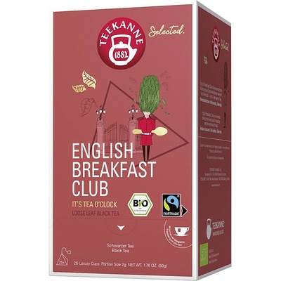 TEEKANNE Luxury cup English breakfast čierny čaj BIO 2 x 25 sáčkov