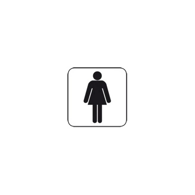 Informační piktogram WC DÁMY blistr