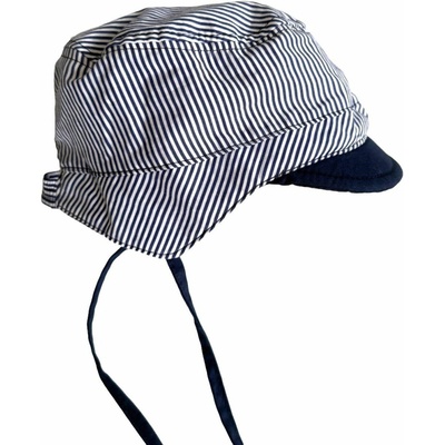 Maimo Mini Boy Cap marine weiß streifen
