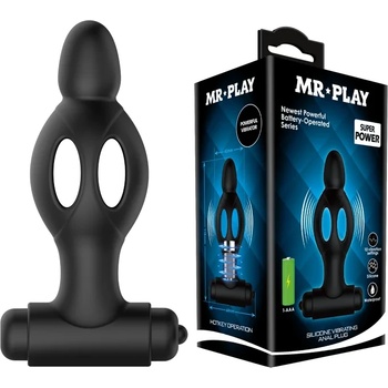 Вибриращ анален разширител, 11, 8см. - Mr Play Anal Plug (D-226639)