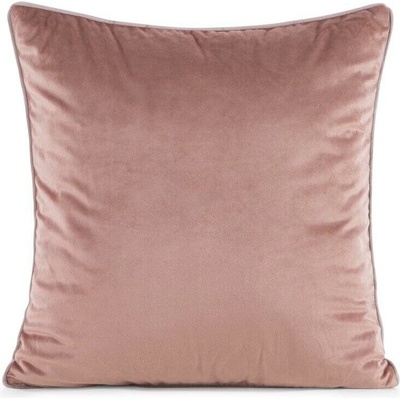 Takoy Povlak na polštář GAJA 2 ze sametu s jemným leskem a ozdobným lemem-HF-463860 | 60 x 60 cm