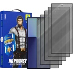 Blueo Стъклен протектор за поверителност за Samsung Galaxy Z Fold7 / Z Fold8 Ultra - Anti-Peep Privacy Glass (5 броя) - Blueo - Черен