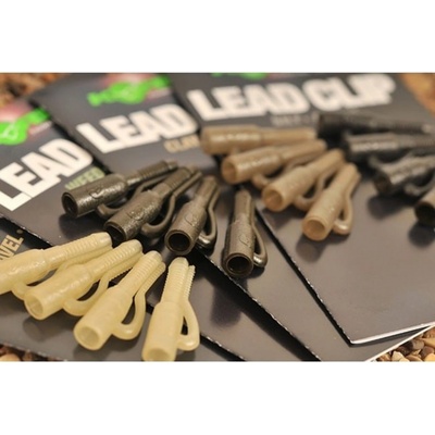 Korda závěsky Lead Clip Gravel 10ks