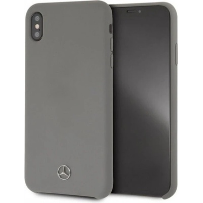 Mercedes Silicon/Fiber Case Lining iPhone XS Max sivé