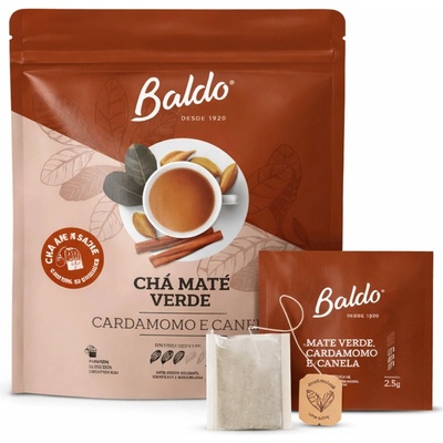 BALDO Yerba Mate Verde Cardamomo e Canela 25 g