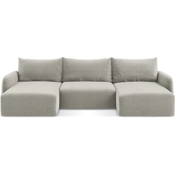 makamii Светлосив разтегателен ъглов диван с място за съхранение Kalena - Makamii (KALENA_UF_38_P1_C8)