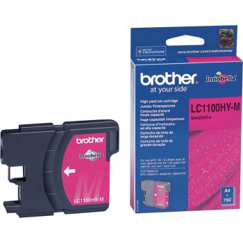 Brother Мастило BROTHER LC-1100 ink cartridge magenta high capacity 16ml 750 pages 1-pack (LC1100HYM)