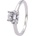 Silenti Jewelry Сребърен пръстен "Елегантност" - 8 - 57мм (18.1мм диам. )