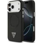 GUESS Калъф Guess - Triangle Logo, iPhone 17 Pro Max, MagSafe, черен (3666339515225)