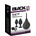 Black Velvets Anal Kit Silicone Douche + 3 Jewel Butt Plugs