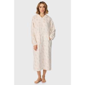 DKNY Дамска топлеща нощница DKNY Signature Robe дълга с качулка (YI30141_kos)