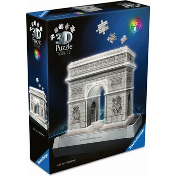 Ravensburger Iconics: Триумфалната арка (Нощно издание)