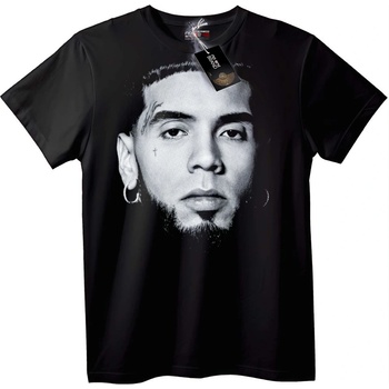 NOONEBRAND Тениска Градски Портрет - S, Black