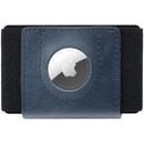 Fixed kožená peňaženka Tiny for AirTag z pravé hovězí kůže modrá FIXWAT STN2 BL modrá