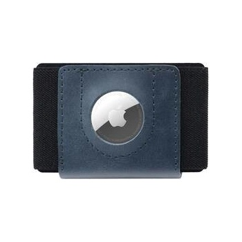 Fixed kožená peňaženka Tiny for AirTag z pravé hovězí kůže modrá FIXWAT STN2 BL modrá