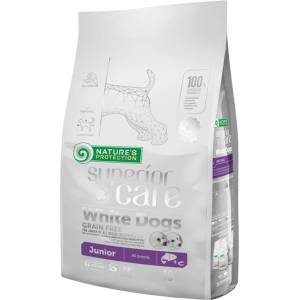 Nature's Protection Nature`s Protection White Dogs Grain Free Salmon Junior All Breeds