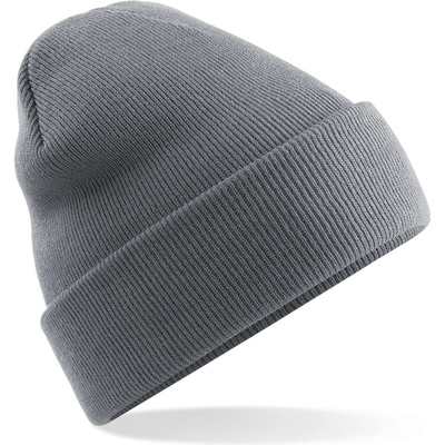 Beechfield zimní čepice Original Cuffed Beanie světle šedá