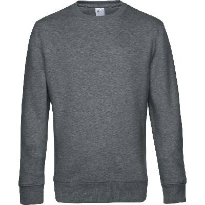 B&C Collection B&C KING CREW NECK / Мъжки суитшърт - сив, размер XXXL (01U01Kx4813)