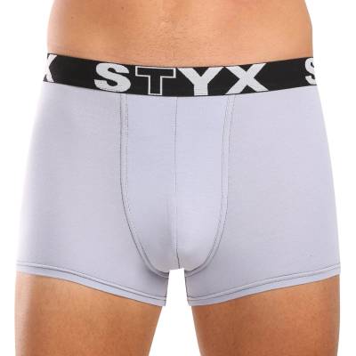 Styx Мъжки боксерки Styx спортна гума светлосиви Styx | Siv | МЪЖЕ | S