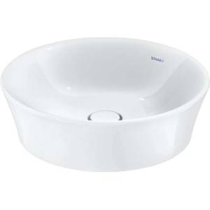 Duravit White Tulip - Умивалник, диаметър 50 см, без отвор за смесител, бял 2365500070 (2365500070)