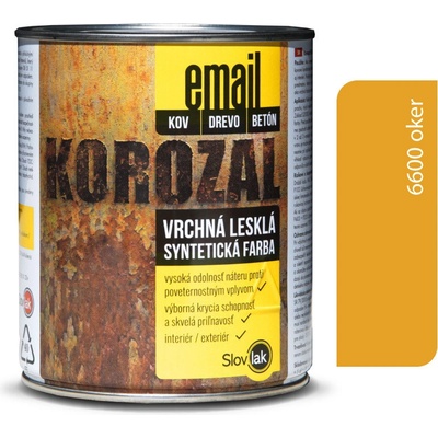Slovlak Korozal Email 0,75 kg Oker