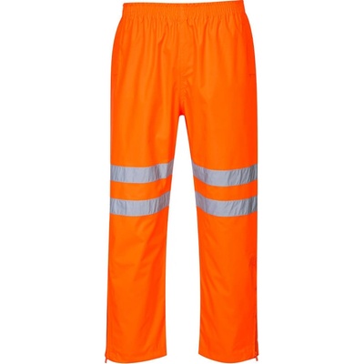 PortWest kalhoty RT61 Hi-Vis do pasu prodyšné reflexní oranžová