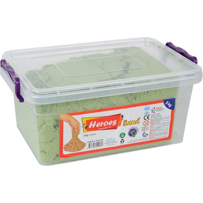 Heroes Kинетичен пясък Heroes - 5 kg, зелен (KUM-028.2)