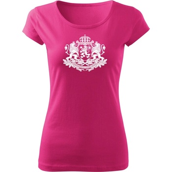 Image 1 of DRAGOWA дамска тениска с къс ръкав Герб на България, розов (37406)