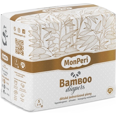 MonPeri Bamboo S 3-6 kg EKO 2 25 ks