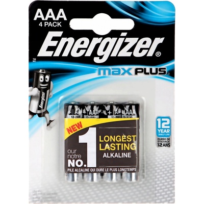 Energizer Max Plus AAA 4ks 7638900423051