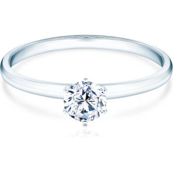 SAVICKI Годежен пръстен savicki: бяло злато, лабораторен диамант