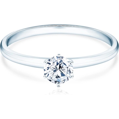 SAVICKI Годежен пръстен savicki: бяло злато, лабораторен диамант