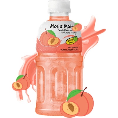 Mogu Mogu Džús s Kúskami Želé Broskyňa 320 ml