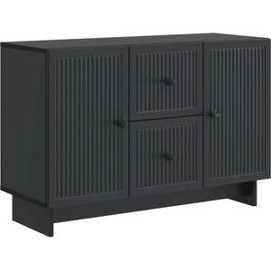 vidaXL Служебен шкаф Черно 89 x 34, 5 x 60 см Инженерна дървесина (893966)