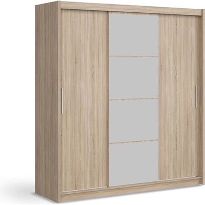 Wilsondo Marios so zrkadlom 200 x 215 x 61 cm dub sonoma