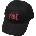 The Cure Circle Logo Black UNI (CURECAP02B)