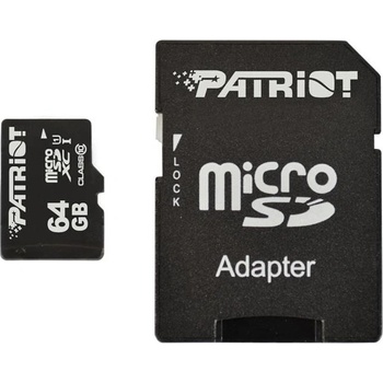 Patriot microSDHC 16GB LX Series class 10 + adapter PSF16GMCSDHC10
