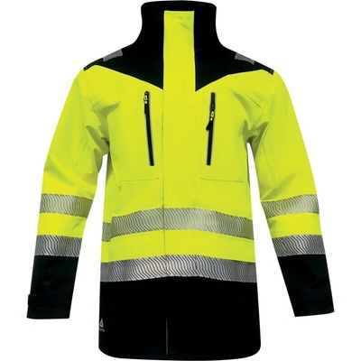Delta Plus GRAFIZHV reflexná nepremokavá parka fluorescenčno žltá/čierna