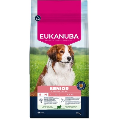 Eukanuba Senior Small and Medium rich in lamb 12 kg