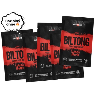 Maso Here Hovězí Chilli 10 x 40 g