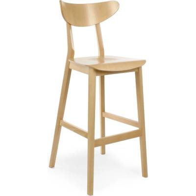 Paged Lof H-4230 Seat Wood Back Wood buk lakovaný / dyha