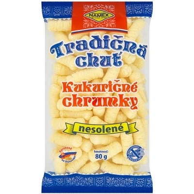 Namex Kukuričné chrumky nesolené 80 g