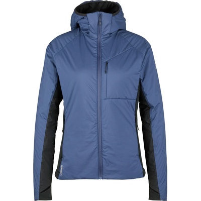 Stoic Дамско вълнено яке Stoic Women's MountainWool60 JokkmokkSt. Hybrid Hoody Insulation jacket - Light Navy Blue / Black - размер XS (105-6678-0211)